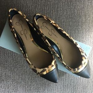 Jessica Simpson Cheetah Animal Print Flats